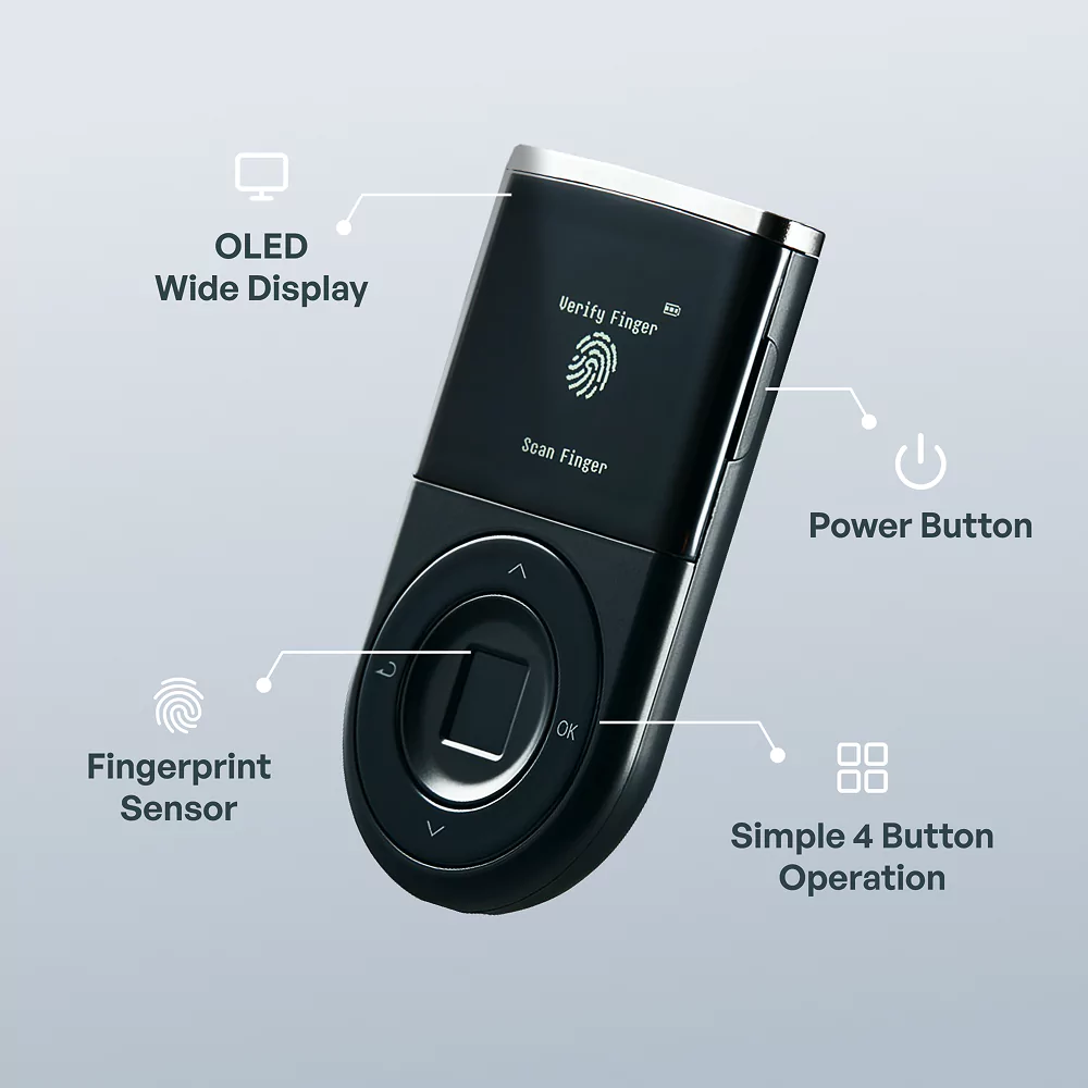 instant biometric login fast crypto trade Solana